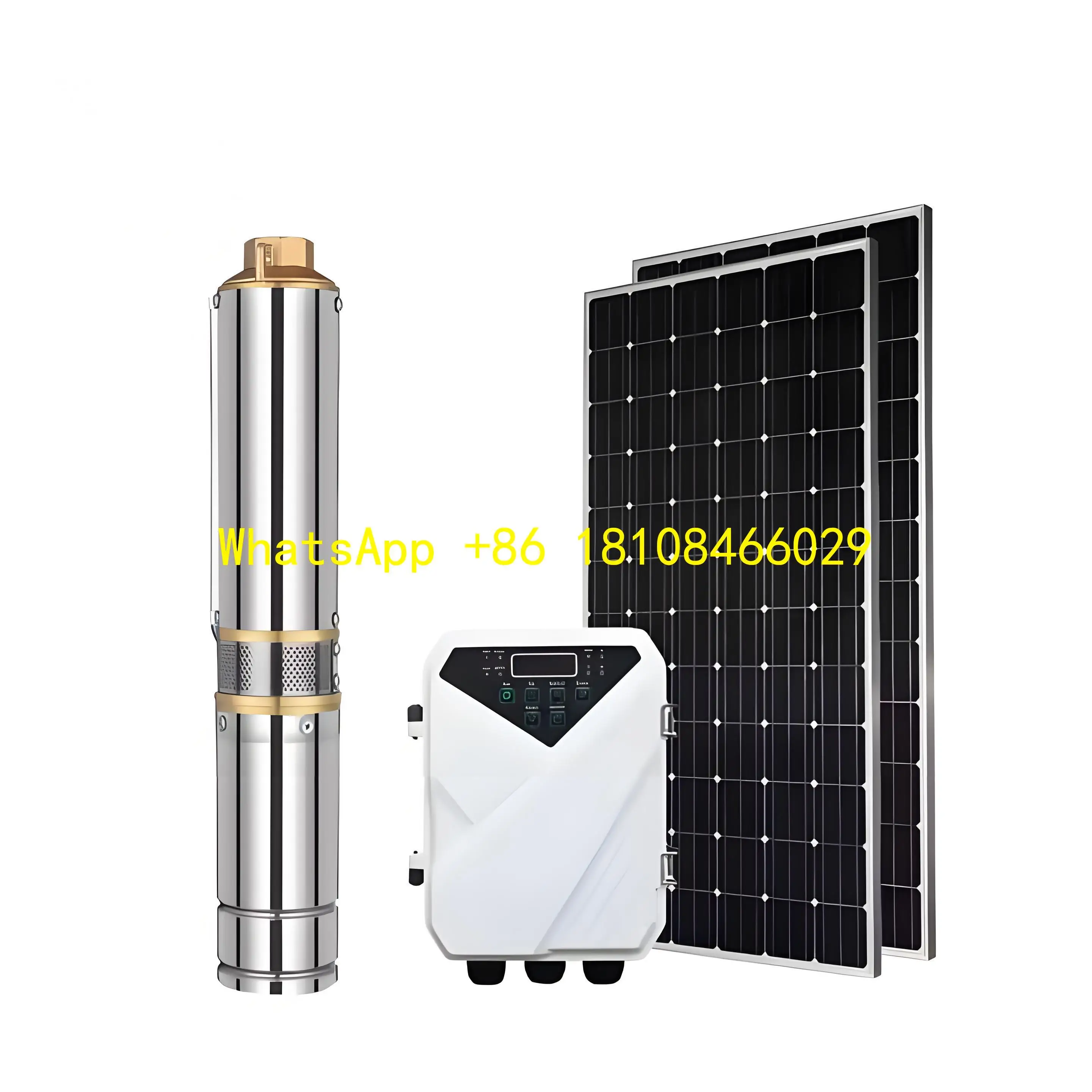 

48V 750W High-Pressure Stainless Steel Solar Water Pump Energy-Saving Efficient Greenhouse Irrigation OEM Application