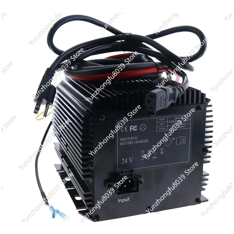 Battery Charger 24V 25A Compatible for JLG/Genie/Skyjack Scissor Lifts HB600-24B, 161827, 128537, 96211, 105739