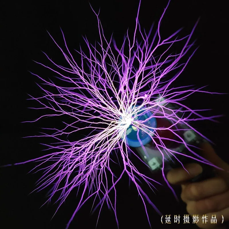 

Tesla Coil Gun Portable Handheld Tesla Coil High Voltage Generator Artificial Lightning Tesla Coil