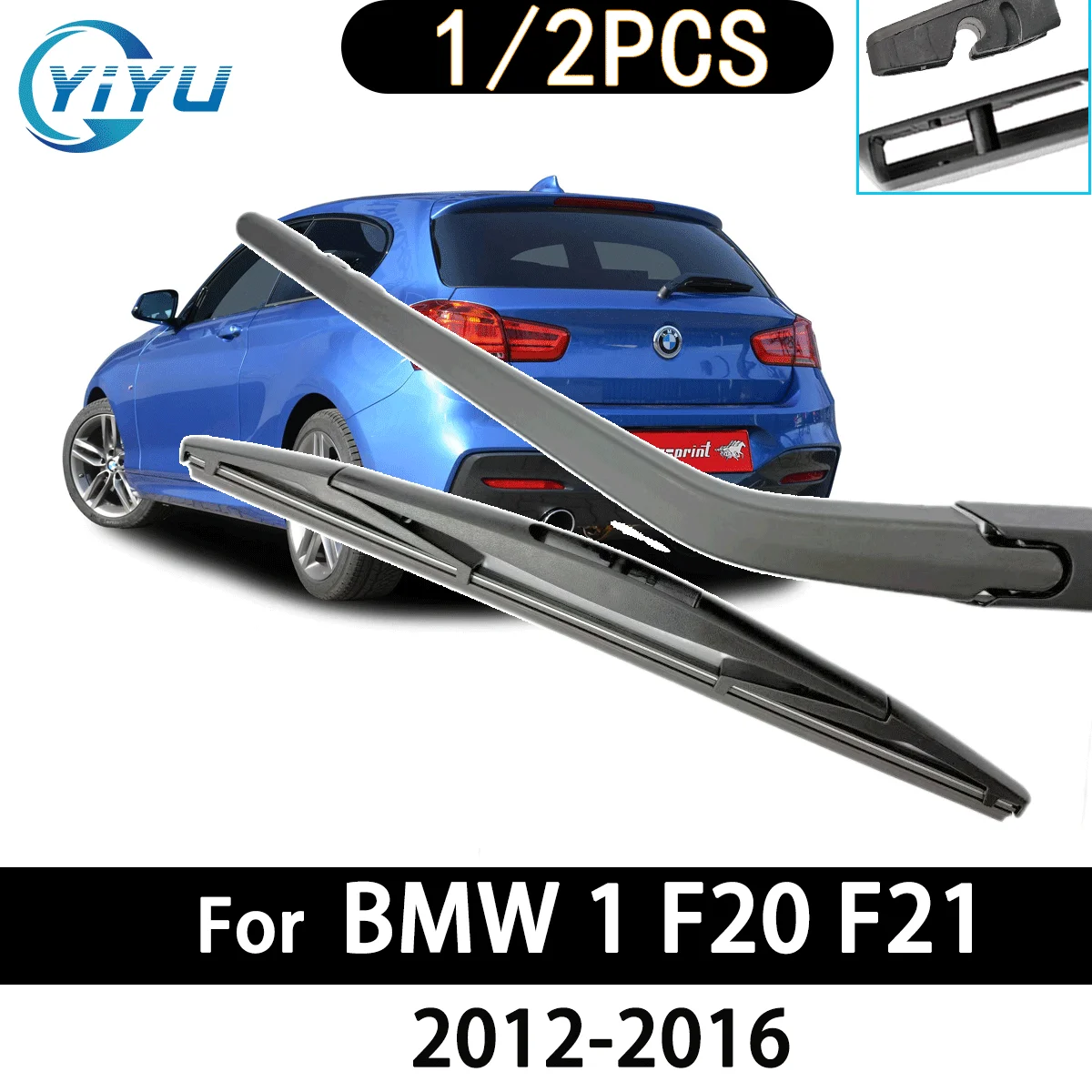 1/2PCS Auto Heckscheibe Wischerarm Wischerblatt für BMW 1 F20 F21 2012-2016 Auto Zubehör Zubehör