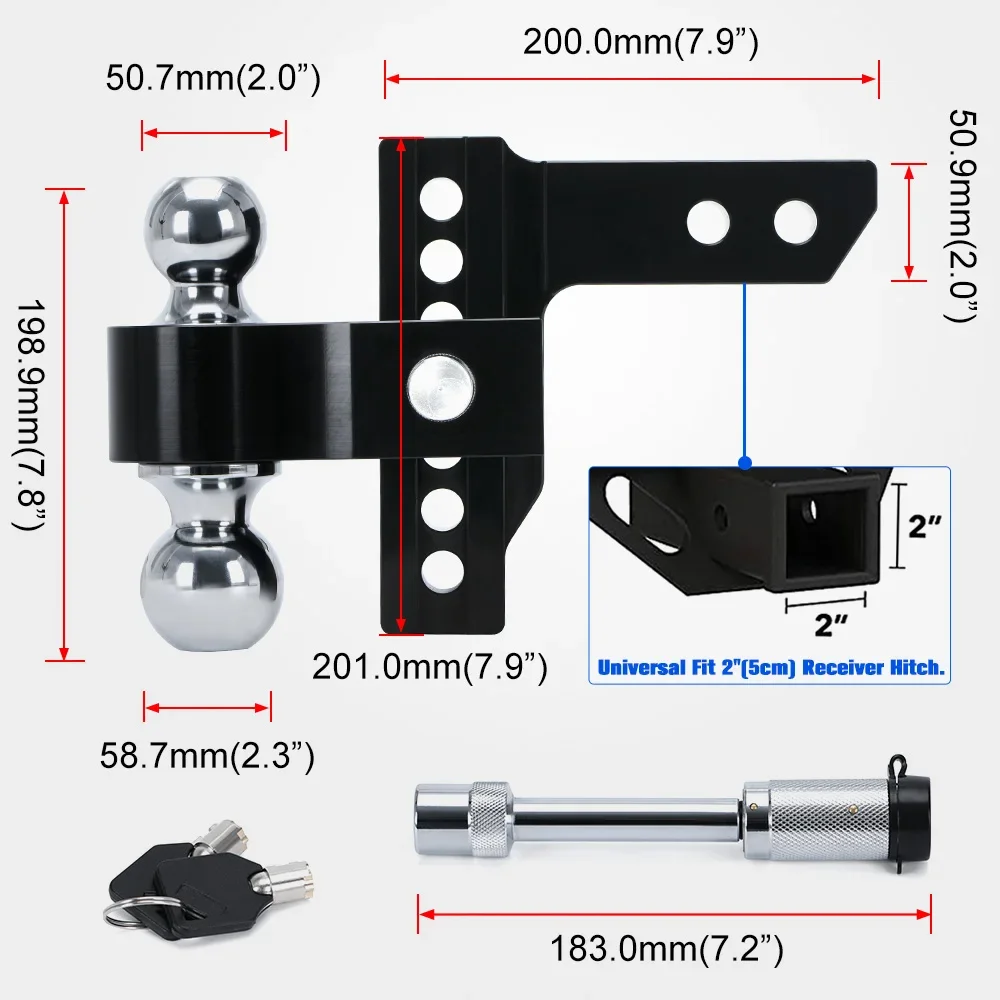 Adjustable Trailer Hitch 2\