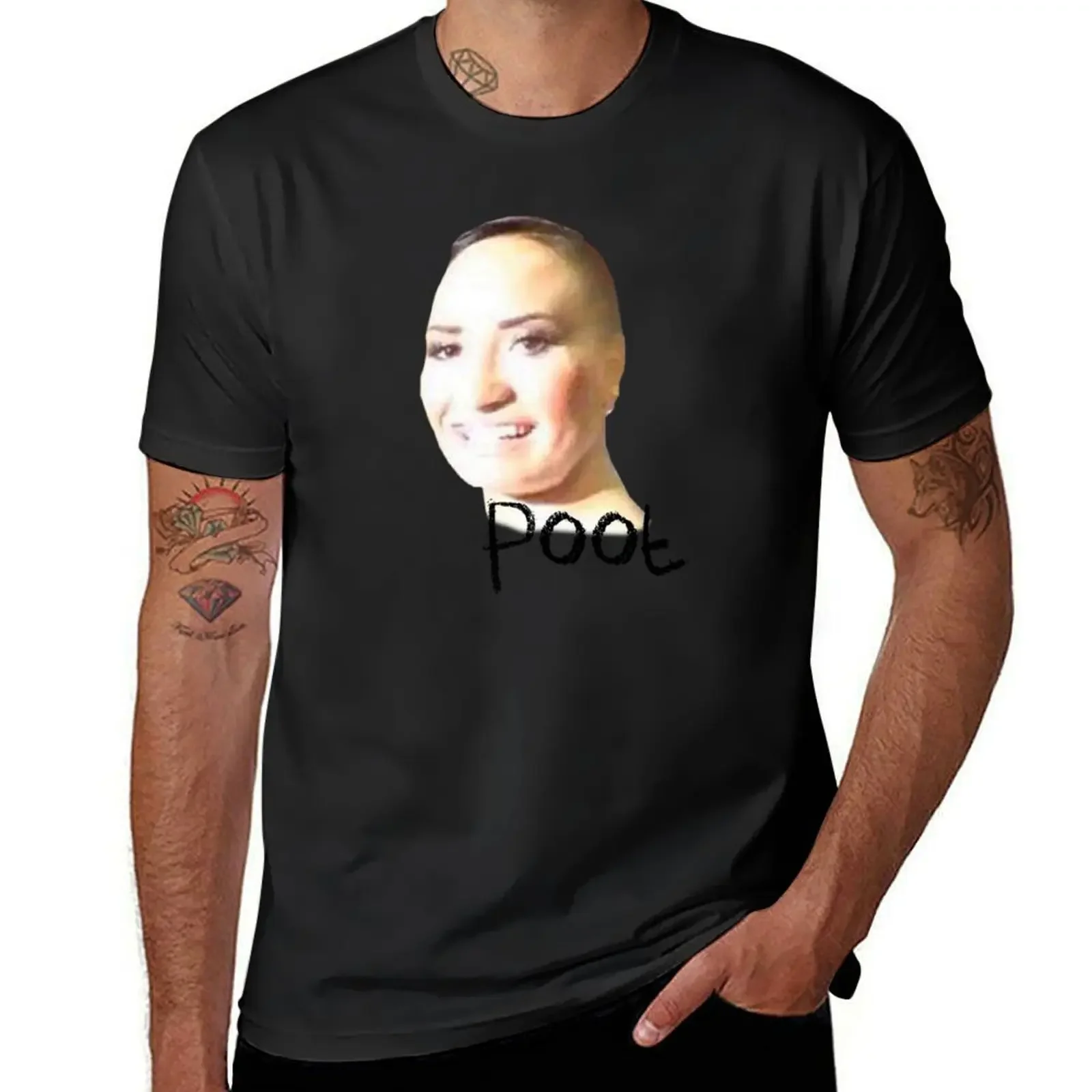 

Poot T-Shirt T-shirts oversize animal prinfor boys blanks tshirts personalised compression shirt men