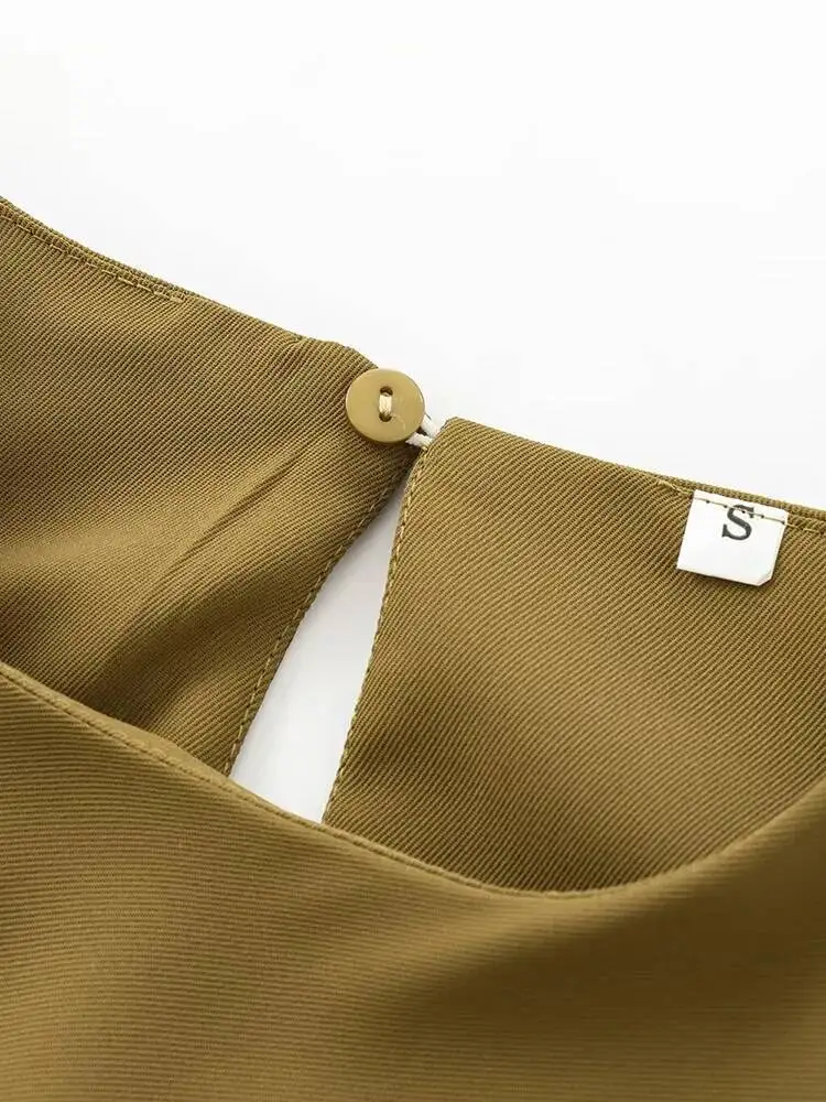 2025年秋新作 レディースファッション 気質 スリム ショルダーパッド付き ラウンドネック ノースリーブ ミディ丈ワンピース DD6P