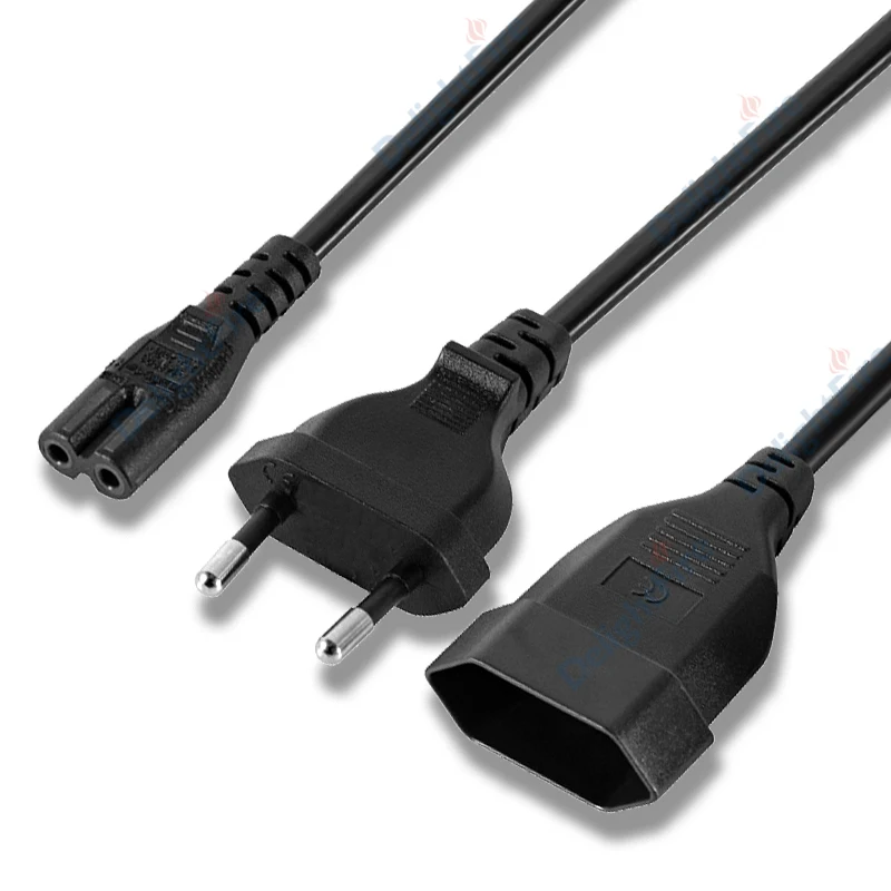 

0.5-10m Extension Cord EU Power Cable IEC320 Power Cord For PS3 PS4 XBOX One S Dell Laptop Charger Printer Radio Speaker