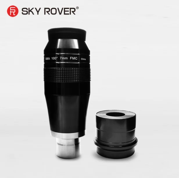 Sky Rover Xwa 7Mm 100 Graden Oculair 1.25Inch/2Inch Verrekijker Telescoop Oculair Telescoop Ultra Groothoek fmc