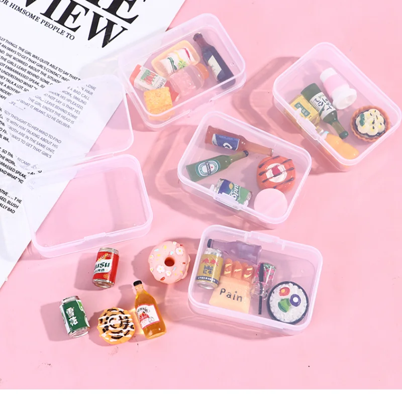 5Pcs1:12 Dollhouse Mini Drink Bottle Food Dessert Plate Pretend Play Kitchen Toy