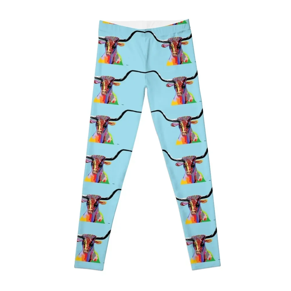 

Texas Longhorn Leggings Leginsy push up gym's sportswear jogging pants high waist Womens Leggings