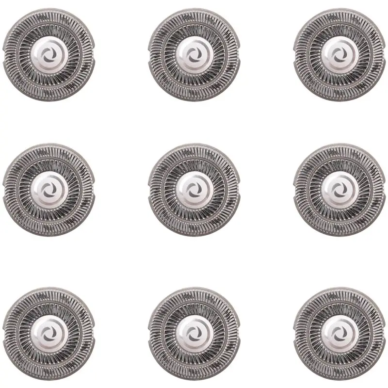 

A010 9 шт. сменные лезвия для электробритвы, двойные кольцевые лезвия для бритвы Flyco FR8, запасные части