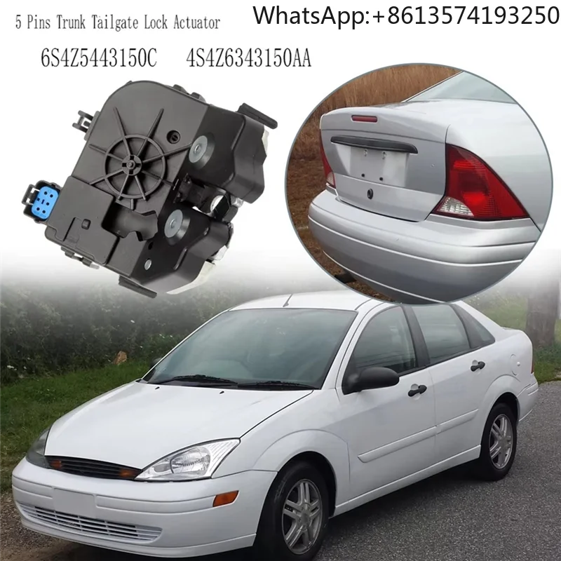 

A73X-6S4Z5443150C 5 Pins Trunk Tailgate Lock Actuator For Ford Focus Hatchback 2000-2007 Focus Sedan 2000-2003 4S4Z6343150AA