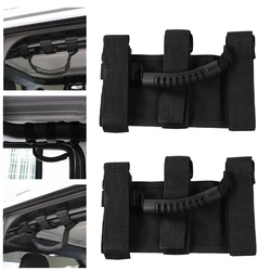 2Pcs Car Roof Handle Rope Grab Handles Grip Handle Fit For Jeep Wrangler CJ YJ TJ JK JL 1955-2020 For Jeep Gladiator JT