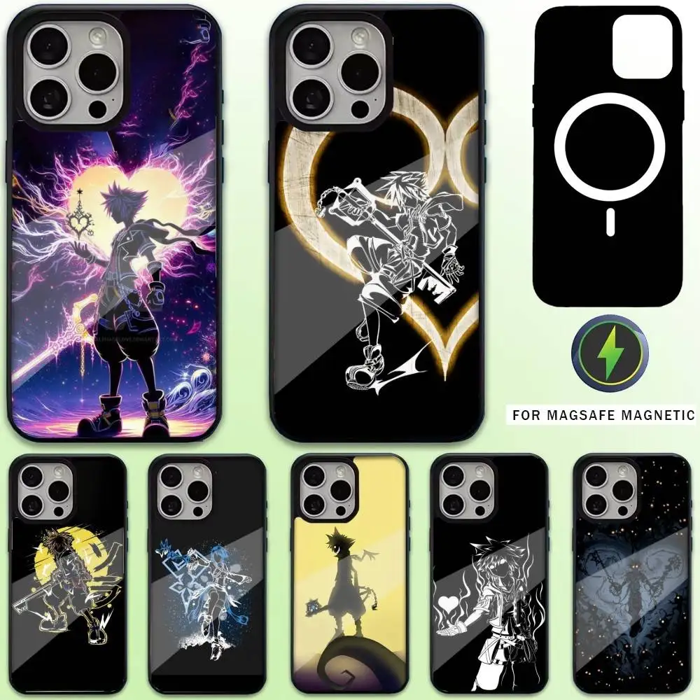 

Kingdoms H-Hearts Game Phone Case For iPhone17,16,15,14,13,12,11 Plus,Pro Max Magnetic Magsafe Wireless Charging