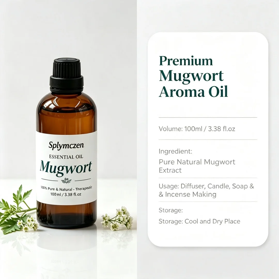 100ml Beifußöl Natürliches Kräuterduftöl für Diffusor, Raumduft, Kerze, Seife, Räucherwerk, DIY-Herstellung – Detail 3