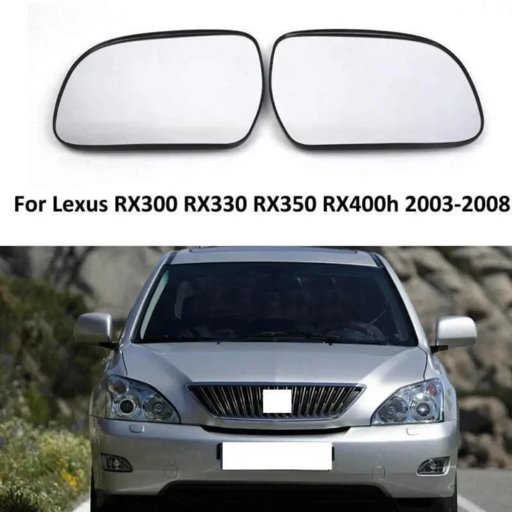 For Lexus RX300 RX330 RX350 RX400h 2003 - 2008 Side Wing Mirror Glass Heated Spherical Replace 87901-4806 87901-48040