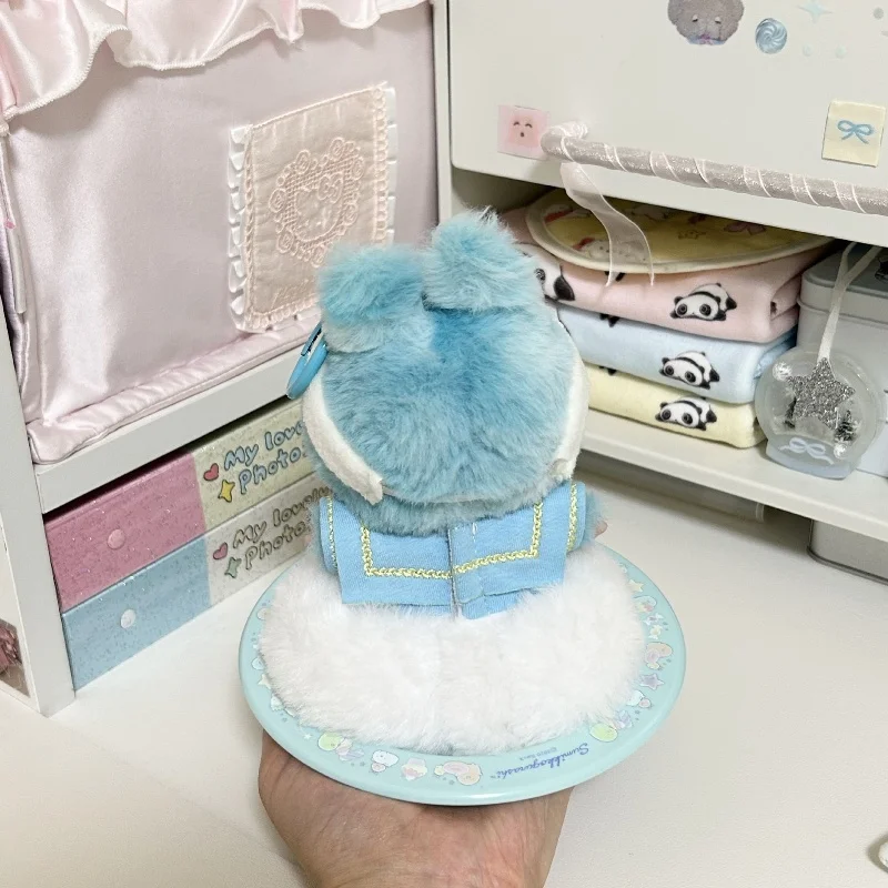 Tylko ubrania dla lalki Labubu, strój Donald Cool Duck, 17 cm, uroczy kapelusz, modny niebieski strój, przebranie dla pierwszej generacji.