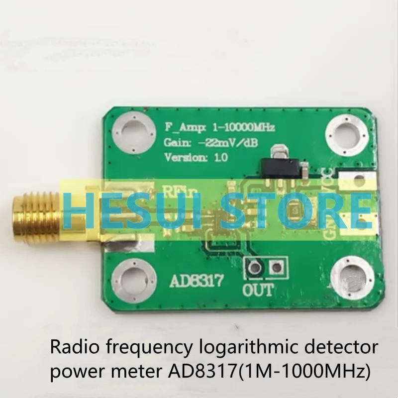 AD8317 Module RF demodulating logarithmic amplifier 1MHz-10GHz 50dB RF Logarithmic Detector/Controller RSSI measure(1M-10000MHZ）