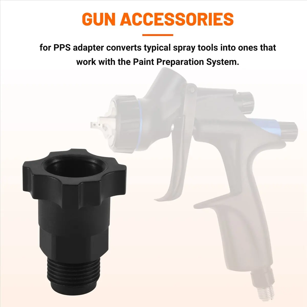 【STABLE QUALITY】1Pcs Tool Connector for Adapter Tool Cup Adapter Fit for Tool Disposable Measuring Cup,Black
