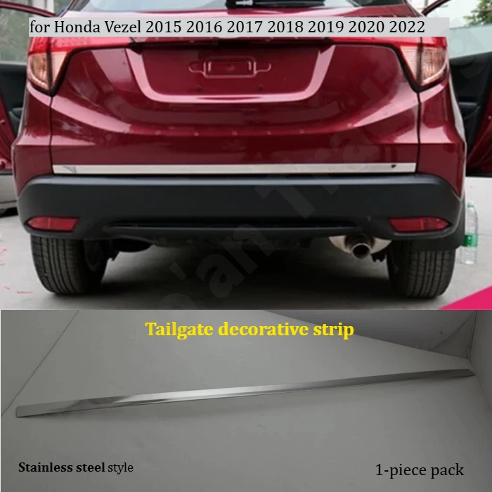 for Honda Vezel 2015~2022 Appearance modification accessories/rear window wiper light sticker/fog light frame light strip