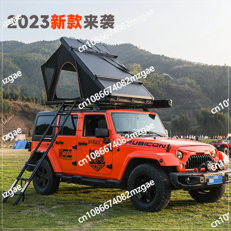 Aluminum alloy triangle outdoor automatic tent camping roof tent SUV roof tent