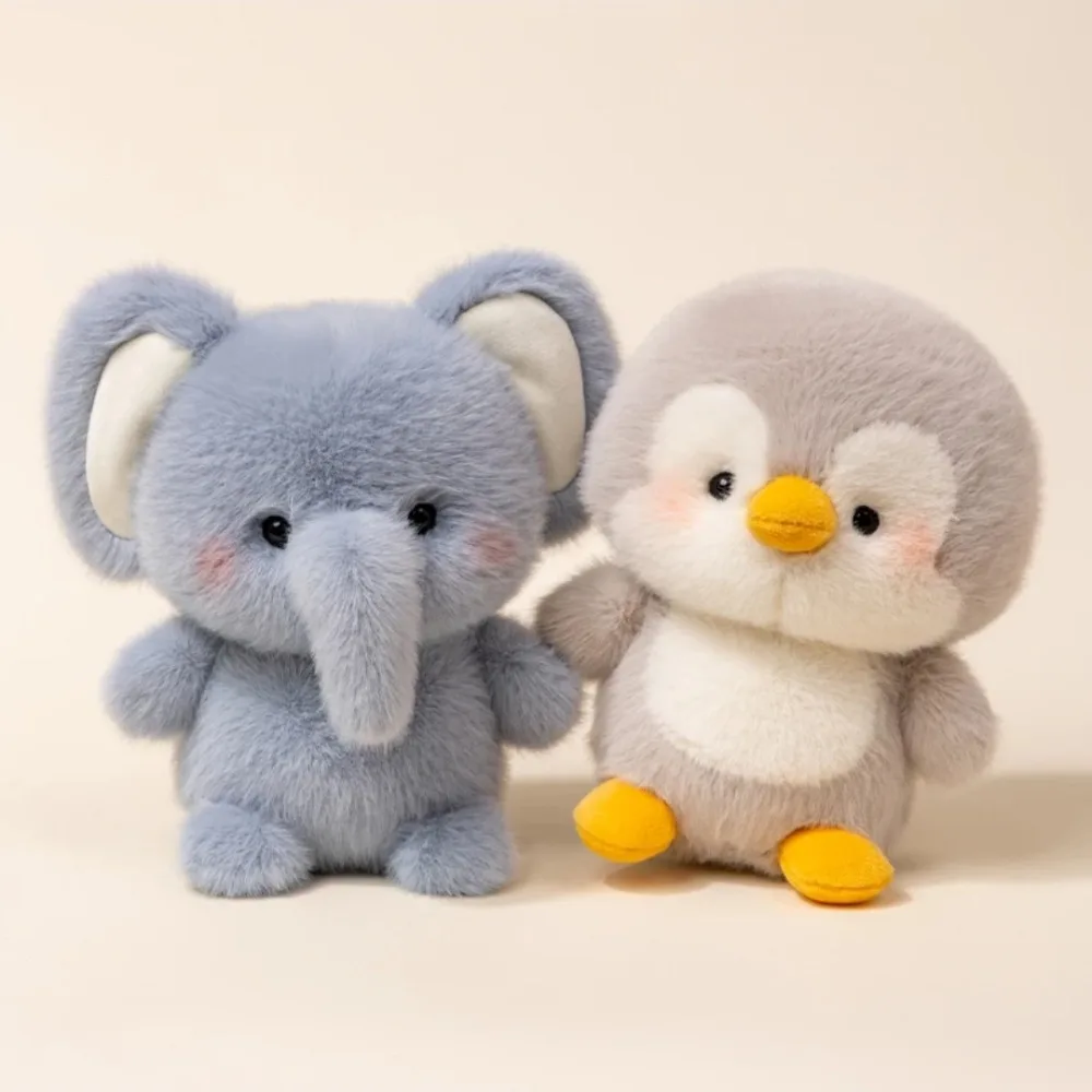 

White Rabbit Little Bear Plush Toy Cute Pet Elephant Plush Doll Soft Cartoon Animal Squirrel Doll Kids Birthday Christmas