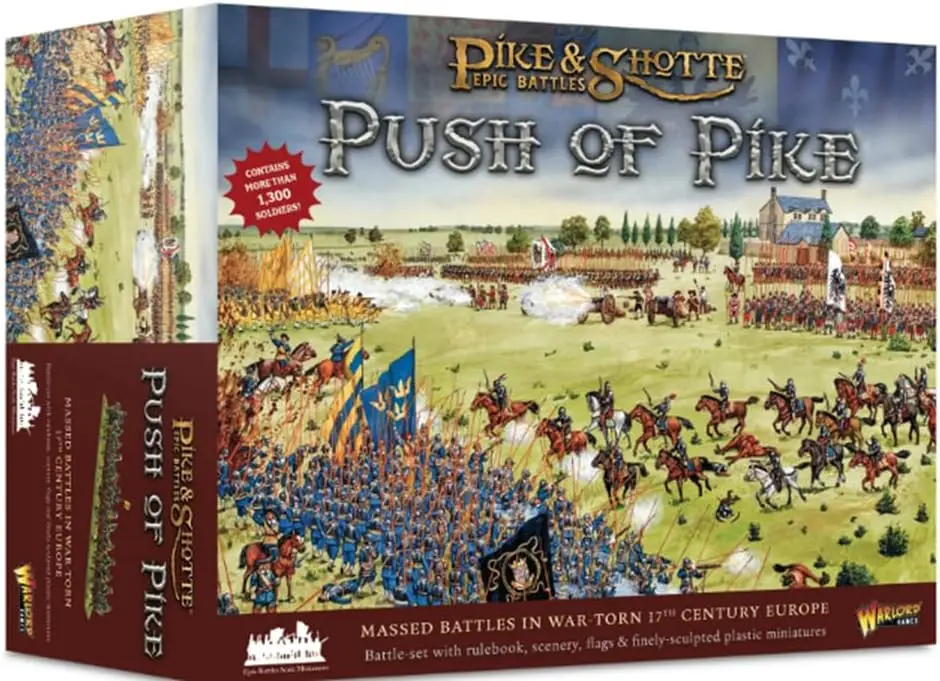 

Shotte Epic Battles Push of Pike Game - Role Playing Strategy Board Games for Adults, Table Top 17th Century Stra