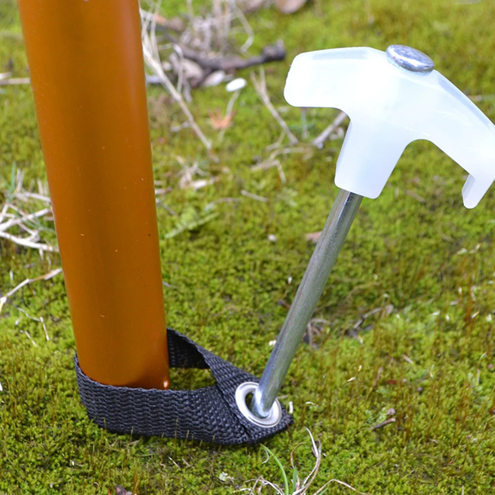 

8Pcs Awning Pole Fixing Buckles Durable PP Material Outdoor Tent Clip Stable Canopy Clamp for Camping Awning Pole Fixing Buckle