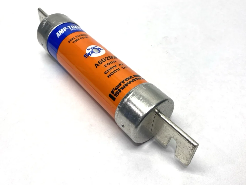 PLC Shawmut A6D200R Amp-Trap Dual Time Delay Fuse Class RK1 600V 200A Warranty Product