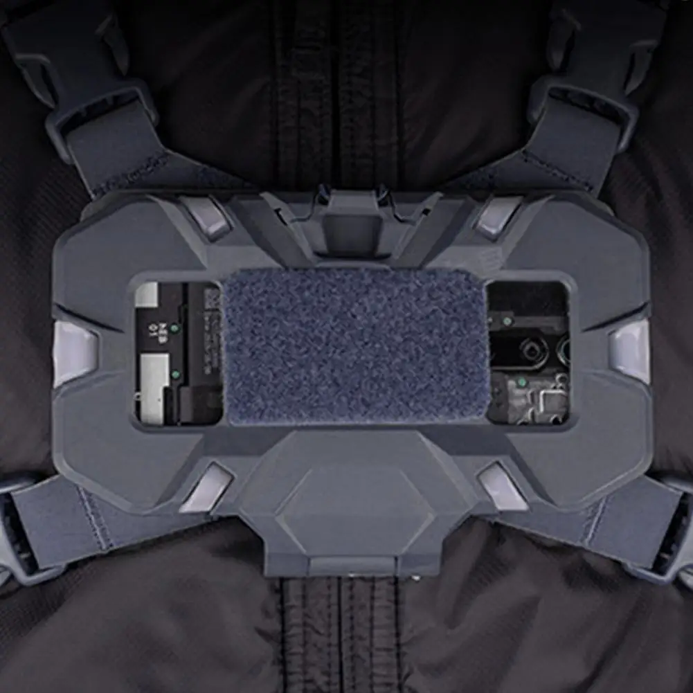 Plate Carrier Phone Holder Foldable Hunting Vest Phone Holder Universal Chest Navigation Board Mobile Phone Mount for Hands-free