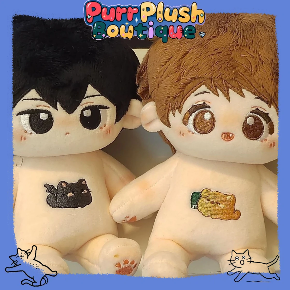 

20 Cm Plushie Doll Time Raiders Wu Xie Super Wu Kylin Zhang Qilin Zhang Pocket-face Dress-up Cotton Doll DAOMI MXTX BL Stuffed