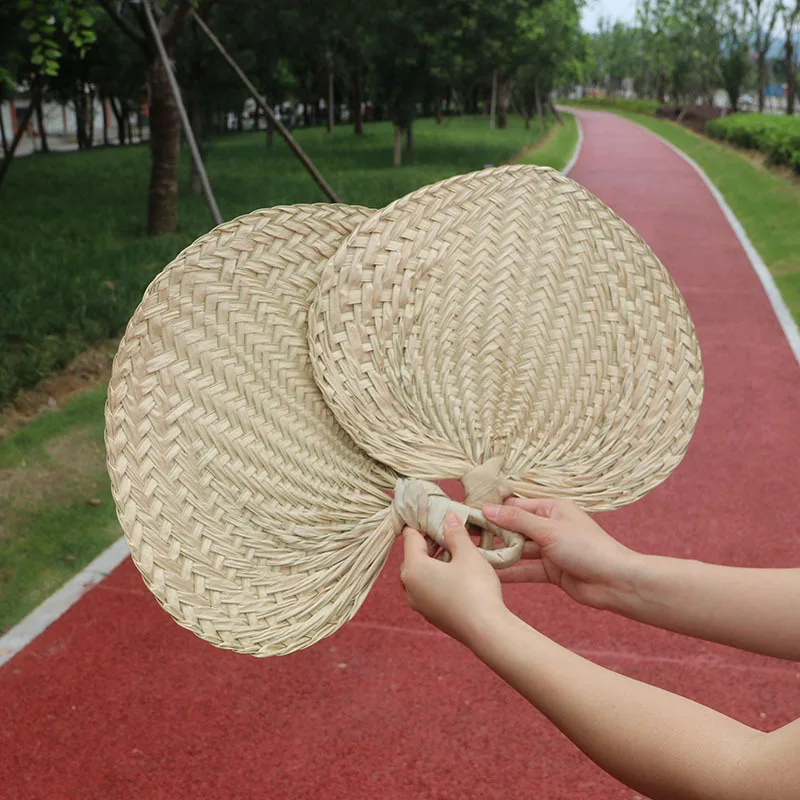 手作りの扇風機,レトロな自然な竹の編み込み,新しい夏の冷却,アート,手工芸品,家の装飾