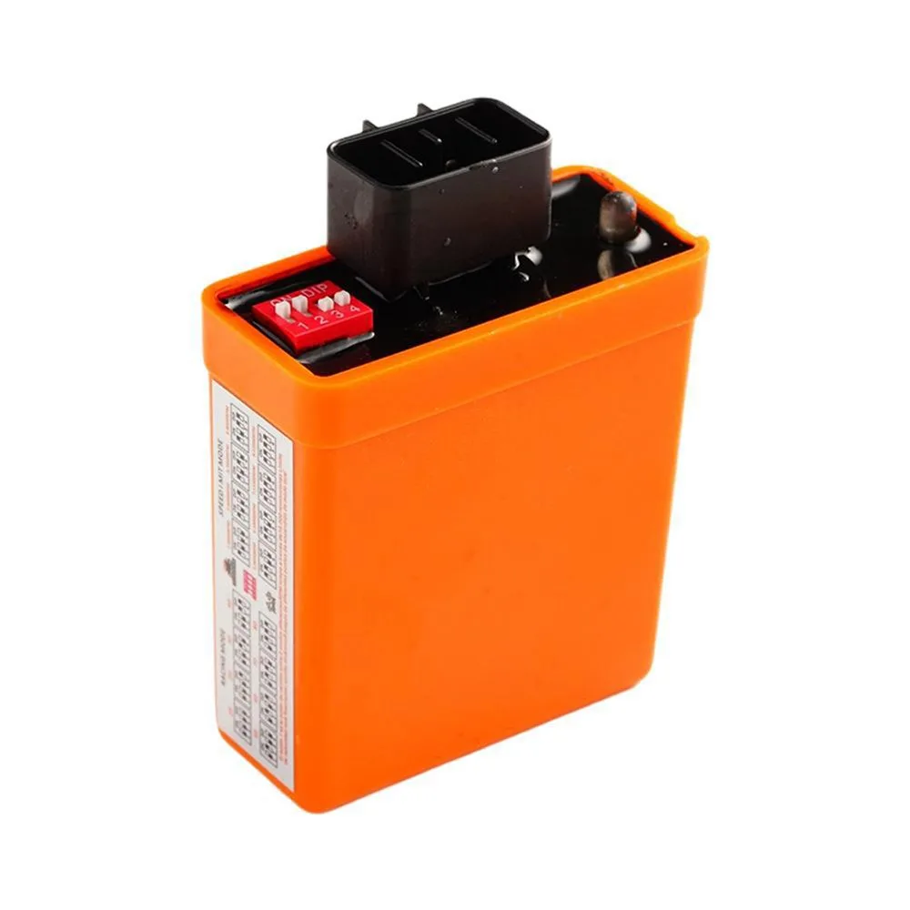 

НОВЫЙ 4000-12000 об/мин CDI блок зажигания регулируемый DIY гоночный зажигание высокая производительность 8-контактный CDI гоночный скутер