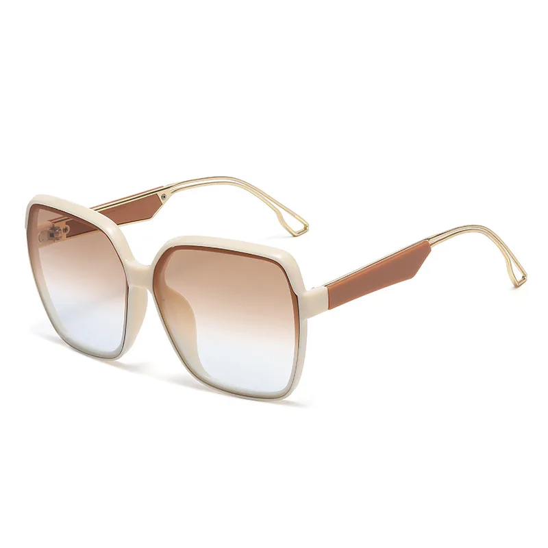 Square Big Frame Gradient Sunglasses For Women 2026 New Arrival Fashion Personality Outdoor UV Protection Shades Oversized