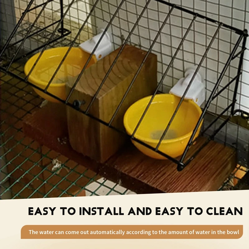 ABGR-15Pcs الدجاج سقي التلقائي شارب الدجاج المغذية البلاستيك الدواجن مياه الشرب أكواب مزرعة الدواجن لوازم الحيوانات