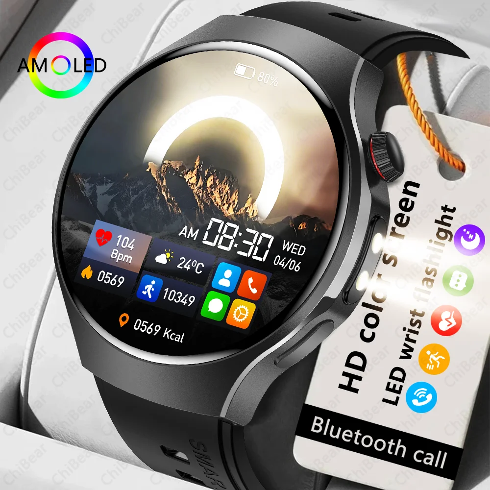 

2025 New Outdoor SmartWatch Men Women Fitness Tracker Heart Rate Bluetooth Call Waterproof Smartwatches Android IOS For huawei
