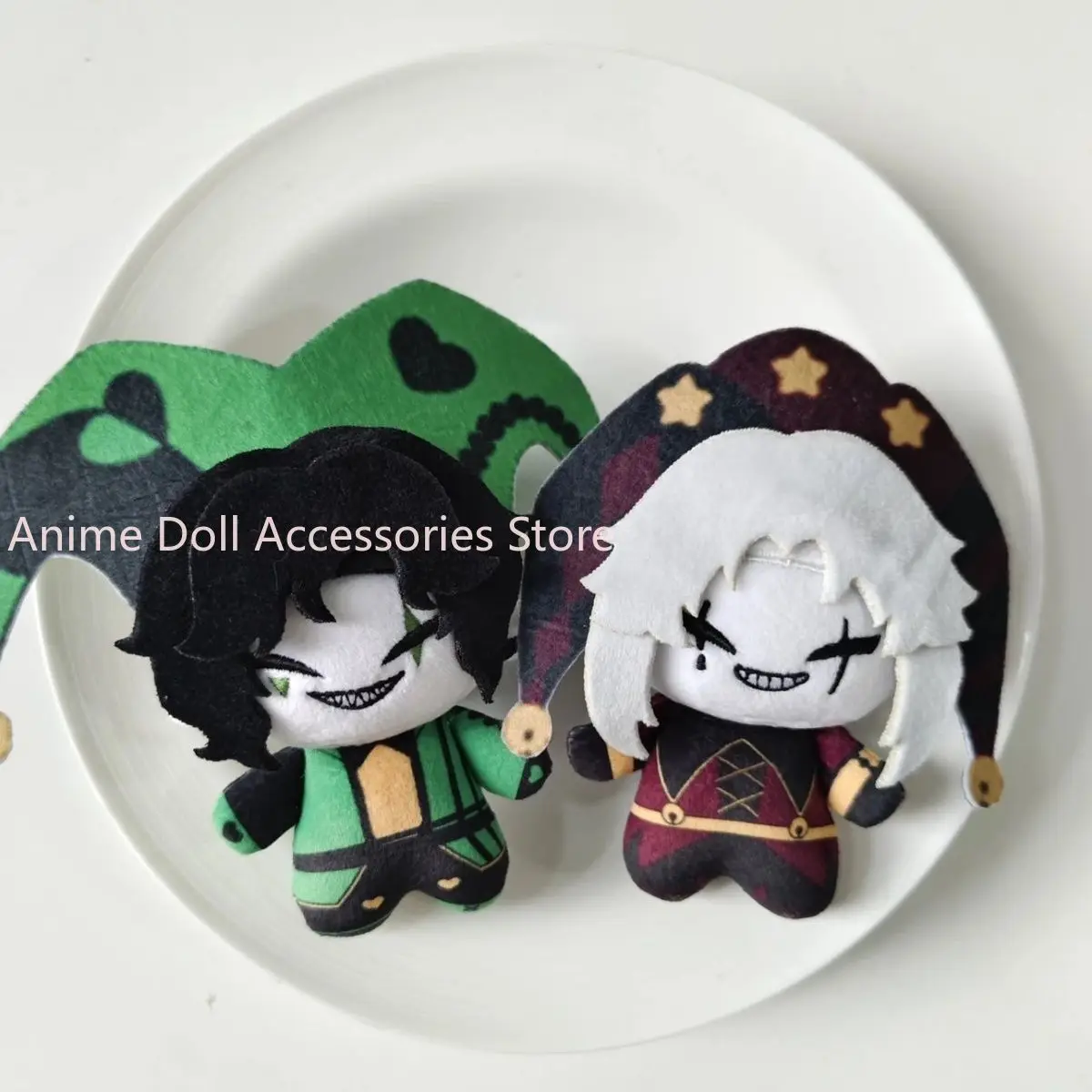 10CM Pierrot Harlequin Anime Pluszak The Freak Circus Cosplay Kreskówkowy Pluszowy Wypchany Brelok do Kluczy