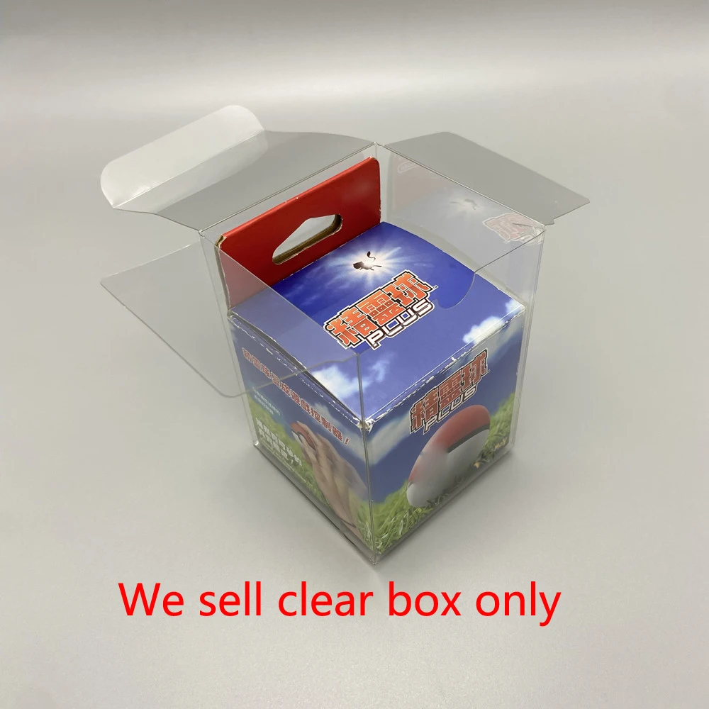 

Clear transparent box For SWITCH Poke mon for Poké mon ball storage box collection display box transparent protective box