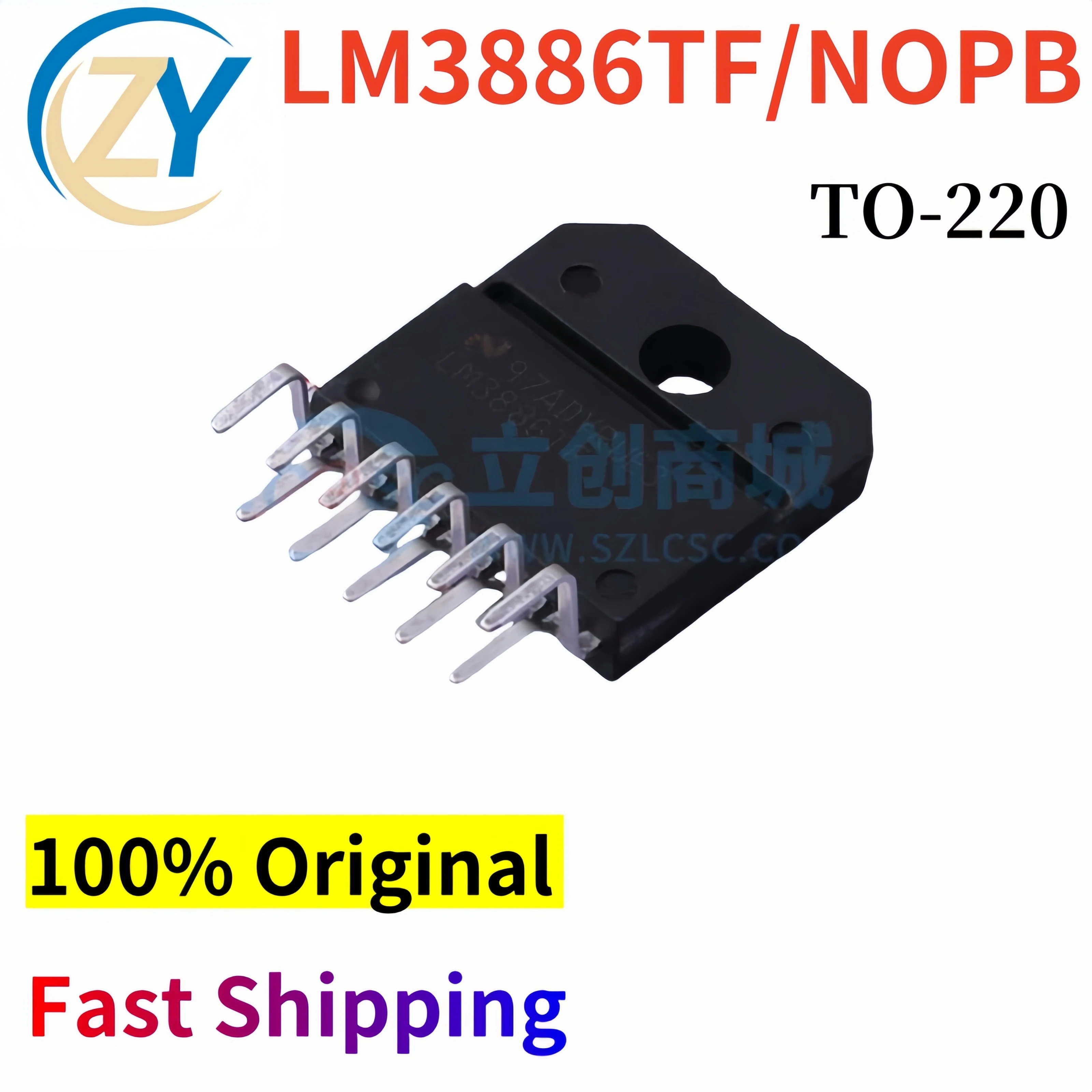 

(2pcs) LM3886 LM3886TF Audio Amplifiers LM3886TF/NOPB TO-220 Guaranteed Quality & In Stock