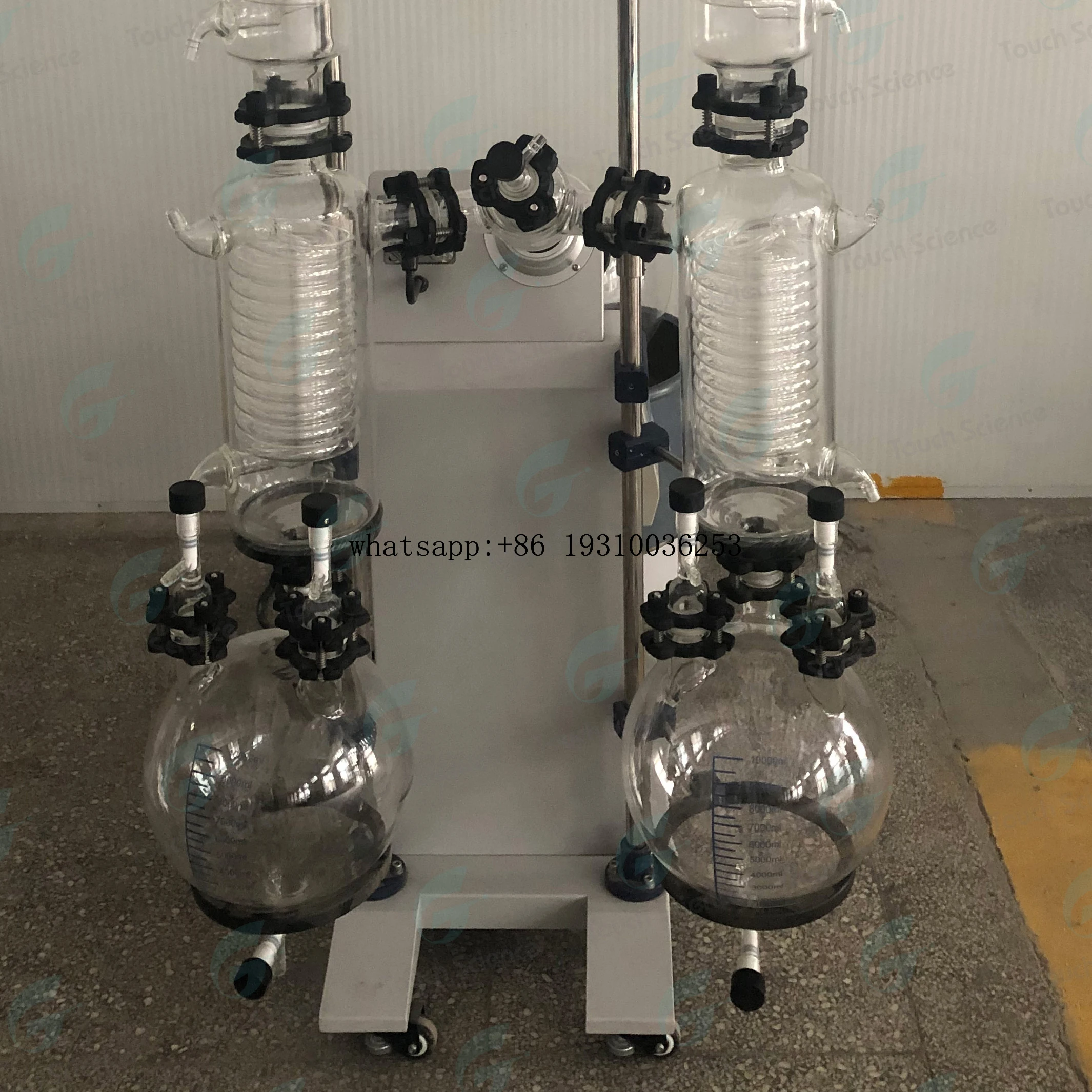 Lab Rotary Evaporator Vapes Set With Vacuum  And Chiller