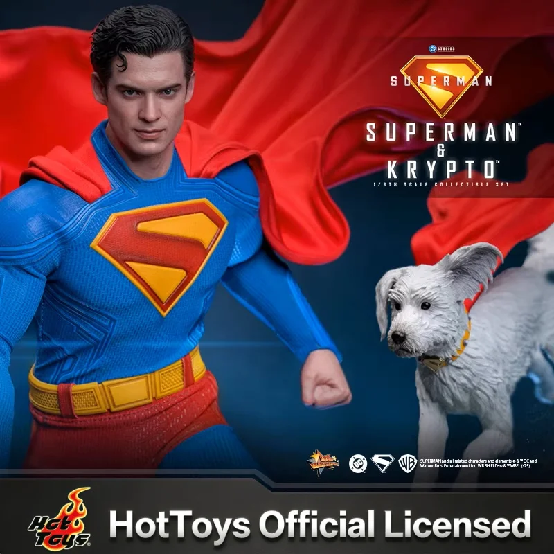 

Hot Toys Mms812 Superman & Krypto The Superdog 1:6 Scale Action Figure Toy Movie Merchandise Collectible Set Gift