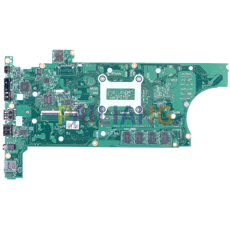 Imagem -06 - Placa-mãe Portátil para Lenovo Thinkpad T490 Notebook Mainboard Completo Testado Nm-b901 I38145u I59365u Ram