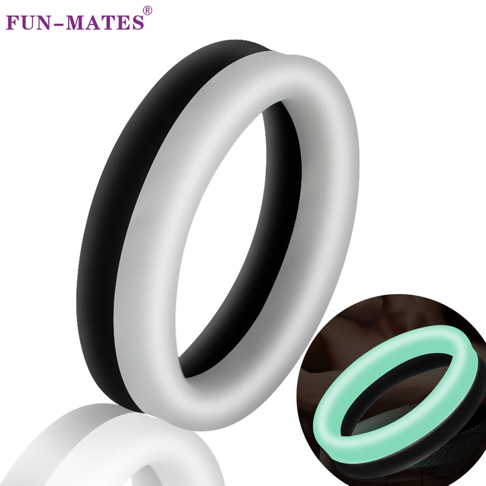 Male Cock Ring Penis Ring Delay Ejaculation Scrotal Binding Ball Stretcher Sex Toy For Men anillos para hombre Silicone Cockring