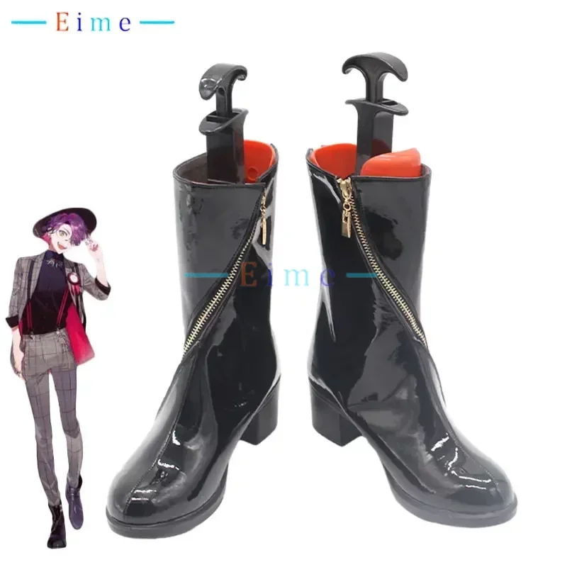 

Watarai Hibari Cosplay Shoes PU Leather Shoes Halloween Carnival Boots Vtuber Cosplay Prop Custom Made