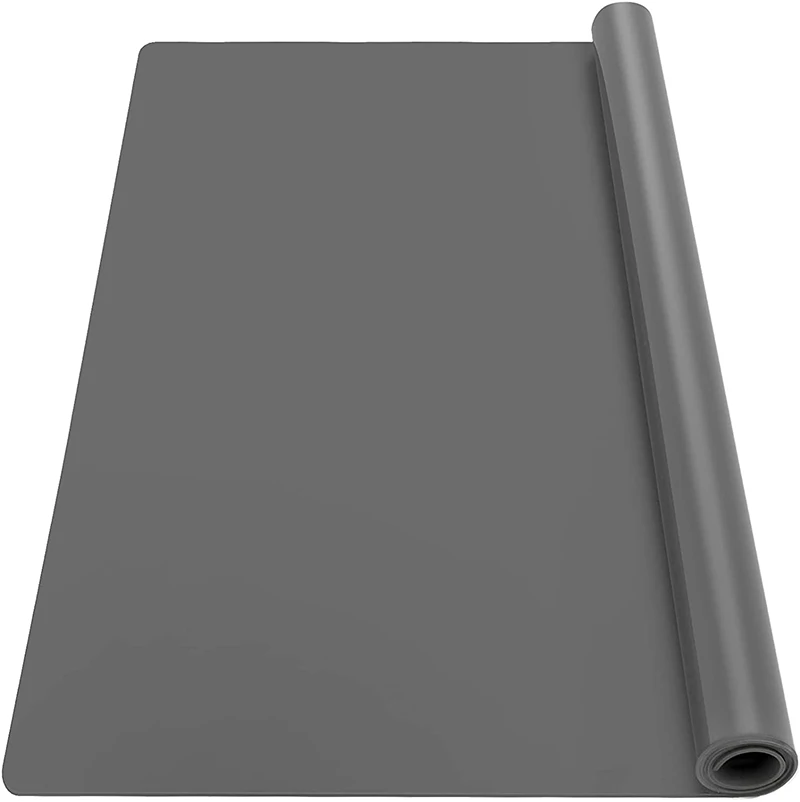 100x80cm Silicone Mats for Countertop - Extra Large Counter Table Protector, Heat Resistant Mat, Work Desk Pad, Non Skid