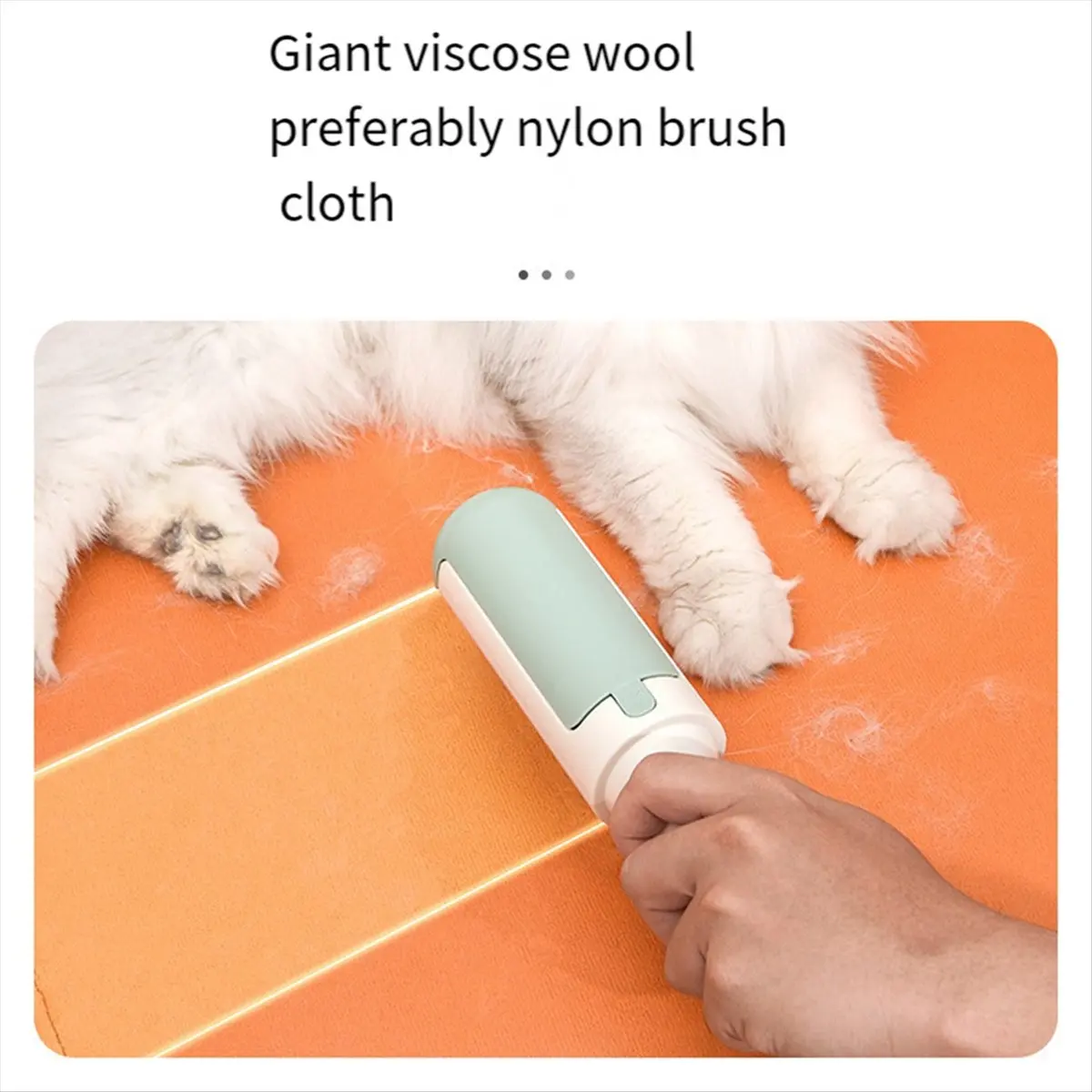 2026 Trend Cat Sticky Brush Pet Cat Hair Roller Double-Sided Scraper Carpet Brush to Remove Dog and Cat Hair Cleaner