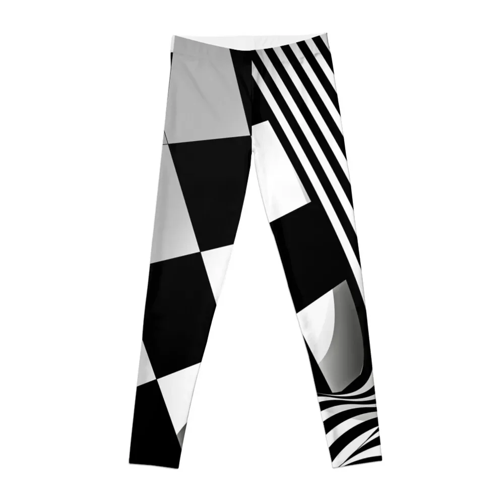 

Op Art | Optical Effects Through Pattern and Line Leggings Tight fitting woman gym wear Womens Leggings