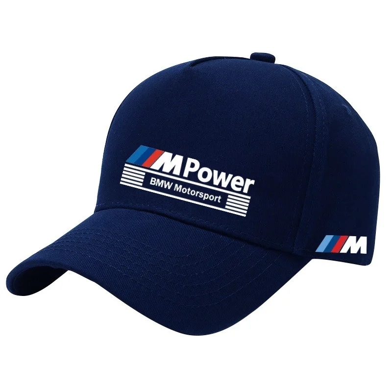 For BMW Motorsport Emblem Print Outdoor Summer Sport Baseball Cap Spring Autumn Adjustable Casual Sunscreen Hat Car Stickers - view 3