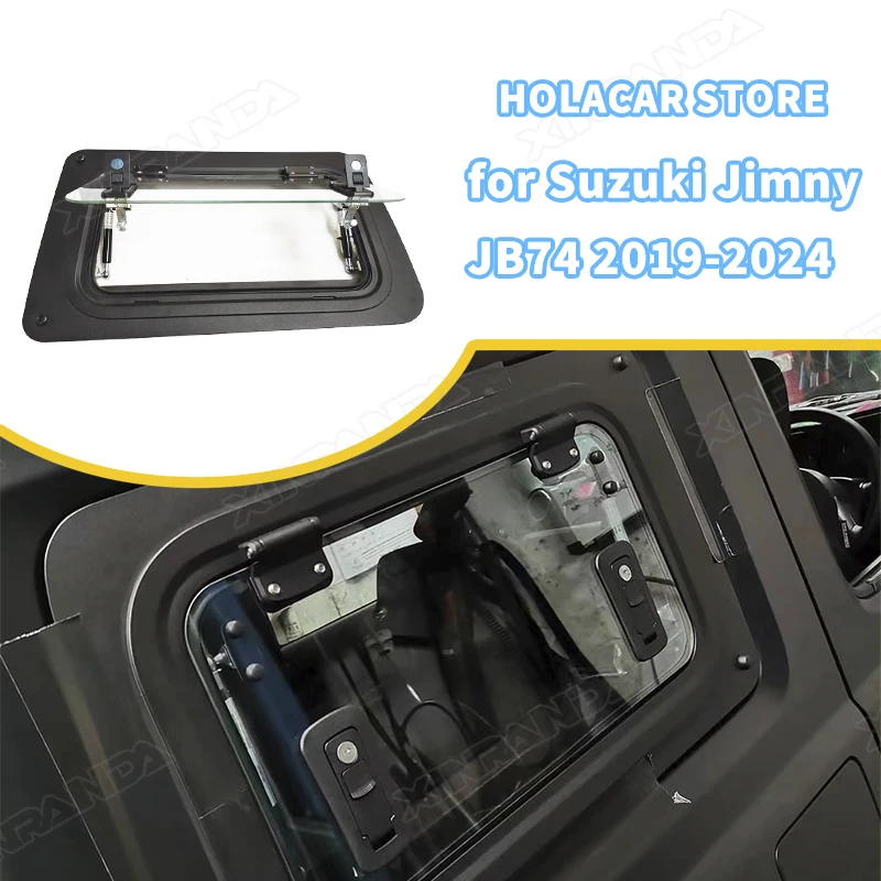

High Quality Transparent Glass Gullwing Window for Suzuki Jimny Jb64 Jb74 3Door Accessories 2023 2024 2025