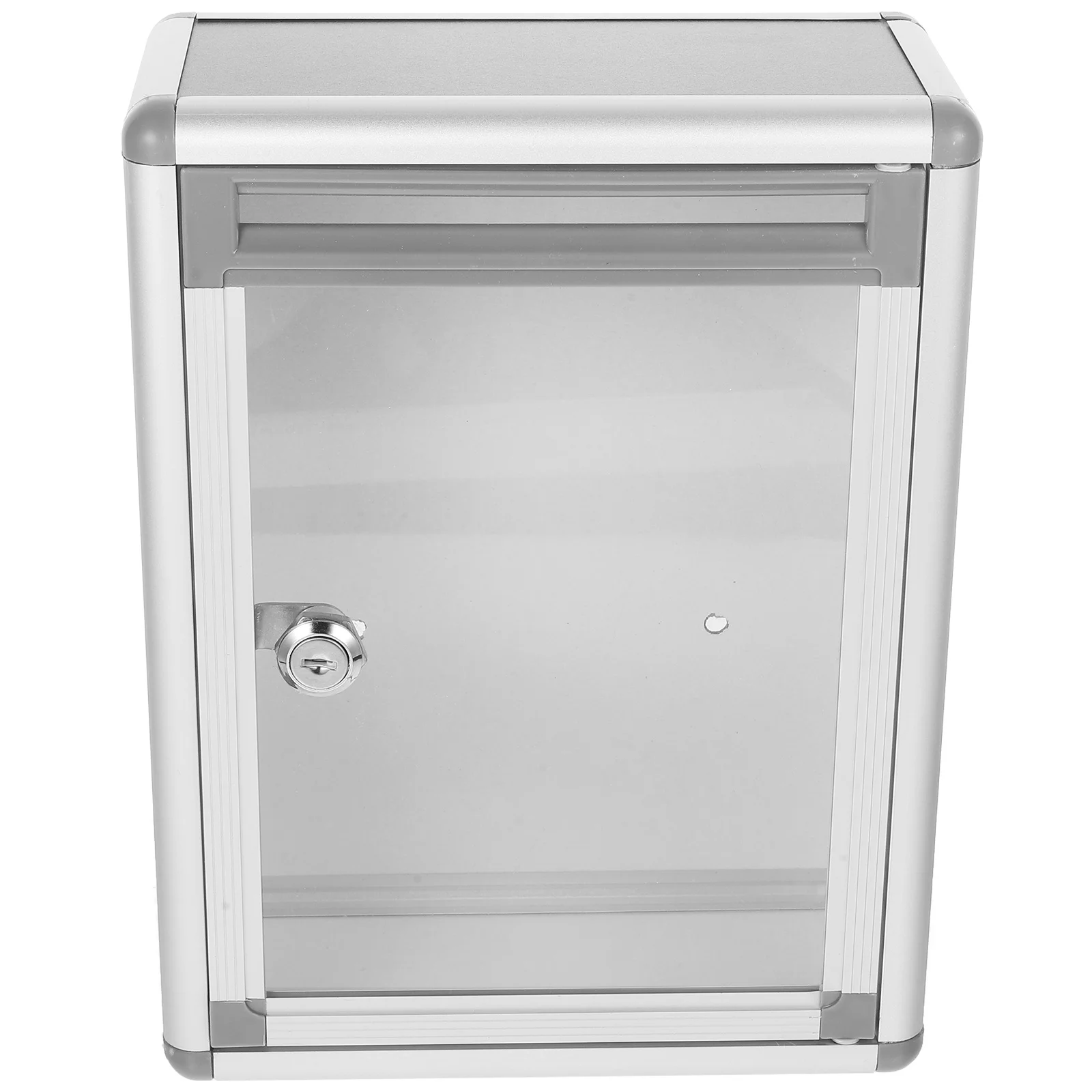 Wall Mounted Aluminum Alloy Mailbox Large Capacity Letter Storage Box For Office Factory School Suggestion Complaint Container