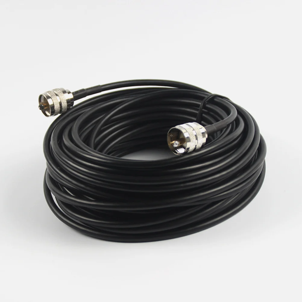 

Rg58 Cable 259 Male To Male Uhf Jumper Line Antenna Cable For Radio Receiver Digital Connector Audio Video Line
