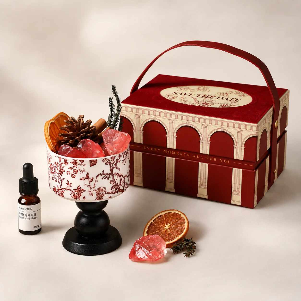 Home Fragrance In French - Kristallen Aromastenen Diffuser voor Essentiële Oliën,