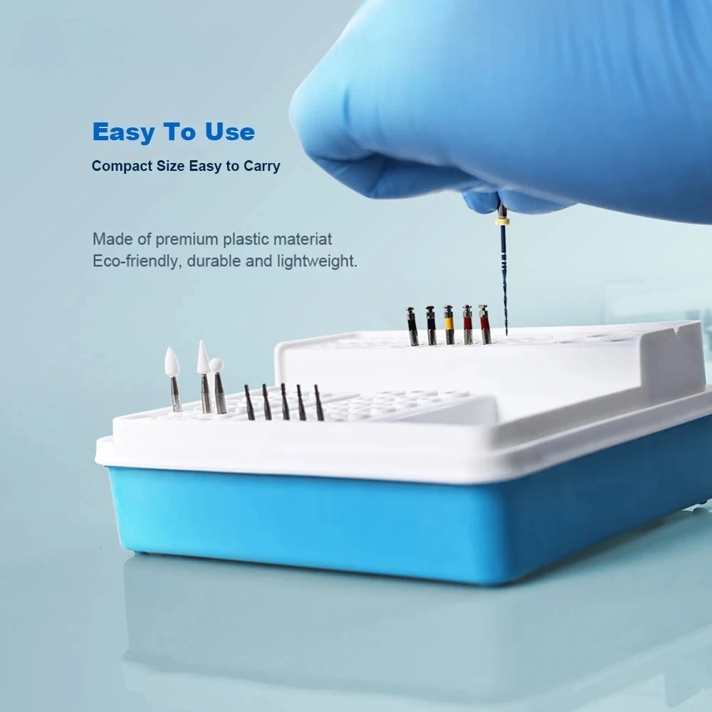 SYJH Dental Multifunctional Sterilization Box Autoclavable 135°C for Drills & Root Canal Instruments Storage Case Dental Tools